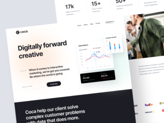 Coca - Digital Marketing Website by Sans Design for Sans Brothers on Dribbble