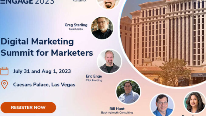 Engage2023 Announces Impressive Speaker Lineup for Digital Marketing Summit