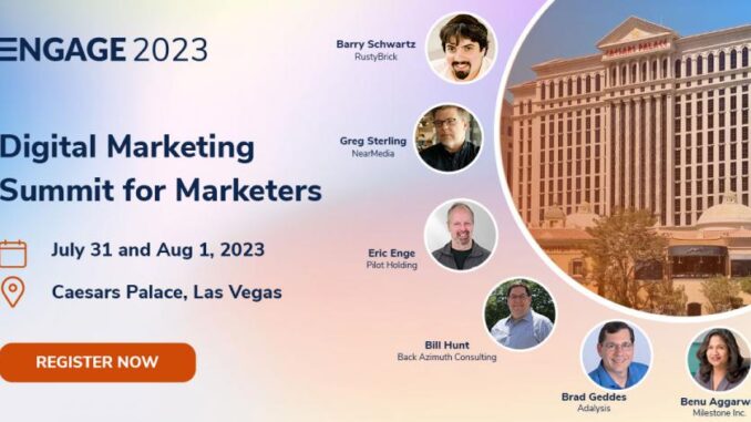 Engage2023 Announces Impressive Speaker Lineup for Digital Marketing Summit - Travel Industry Today - EIN Presswire