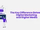 The Key Difference Between Digital Marketing and Digital Media