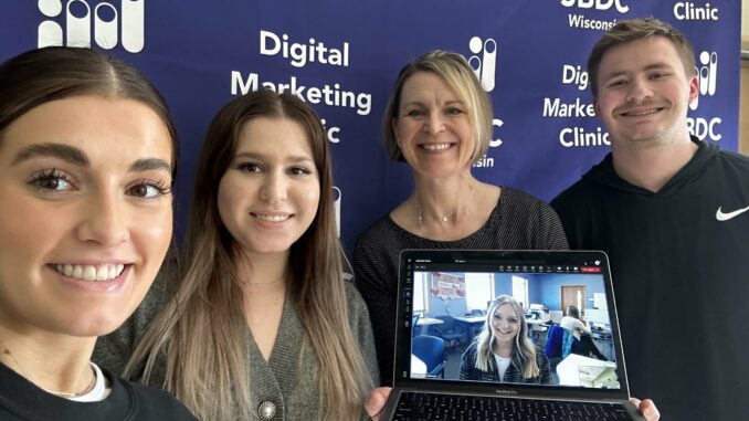 UWO’s student-led Digital Marketing Clinic extending assistance to Eau Claire small businesses