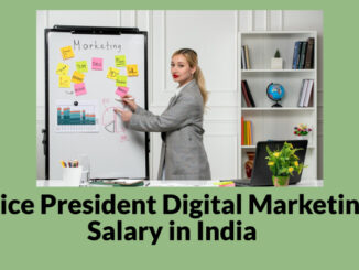 Vice President Digital Marketing Salary In India