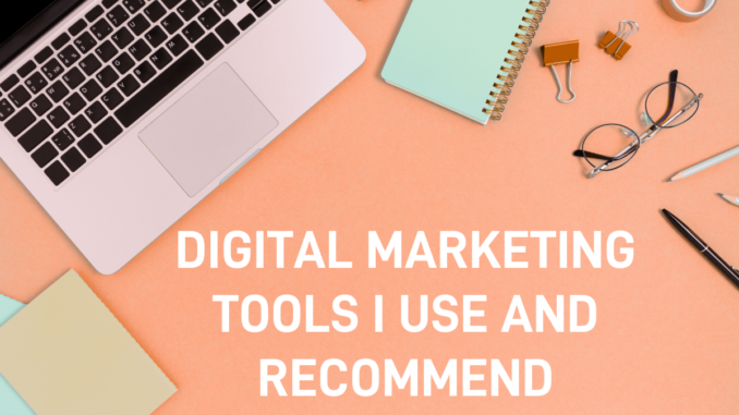 Digital Marketing Tools I Use and Recommend - VanDenBerg Web + Creative