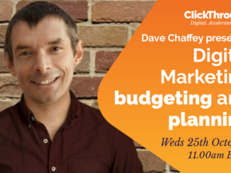 Digital Marketing Budgeting and Planning - Webinar | ClickThrough Marketing