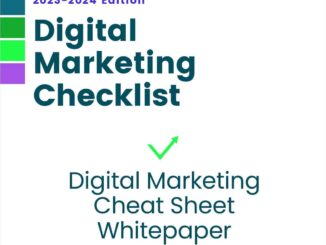 Digital Marketing Cheat Sheet Checklist - Paperpicks Leading Content Syndication and Distribution Platform