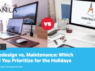 Web Redesign vs. Maintenance: Which Should You Prioritize for the Holidays - iManila | Web Development Philippines | Digital Marketing Agency