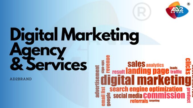 Digital marketing services offered by Digital Marketing Agency