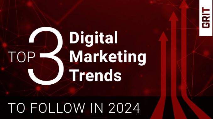 Top 3 Digital Marketing Trends to Follow in 2024 | GRIT Marketing Group