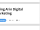 Using AI in Digital Marketing